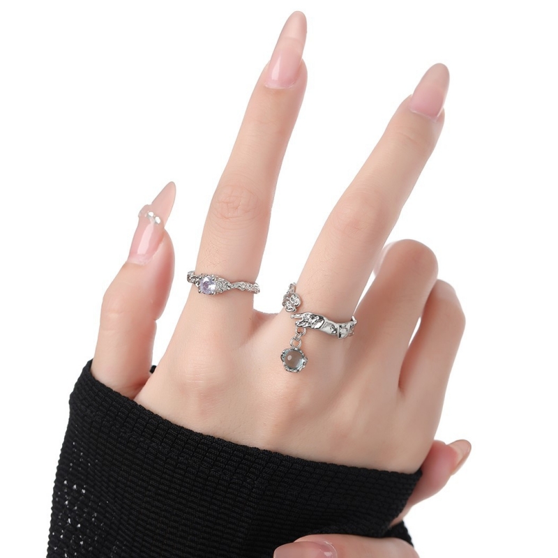 Blue Sapphire Silver Ring | Jentle Jewelry