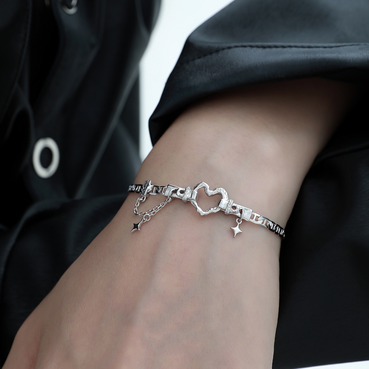 925 Sterling Silver Heart Bracelet | Jentle Jewelry