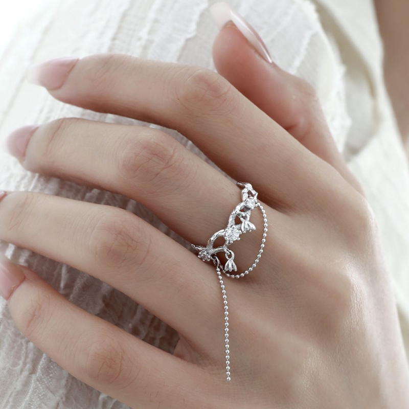 925 Sterling Silver Hollow Ring | Jentle Jewelry