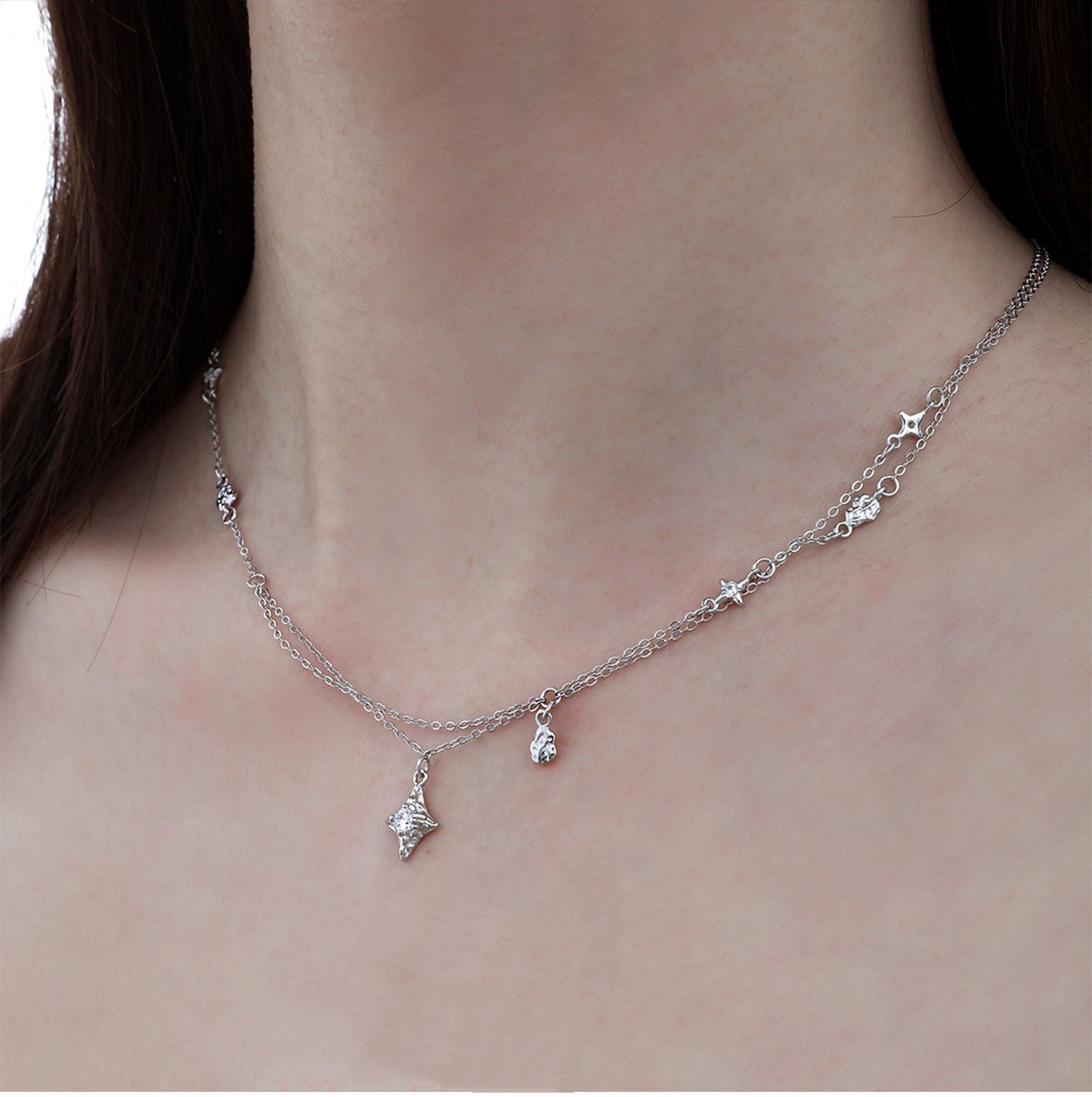 925 Sterling Silver Star Necklace | Jentle Jewelry