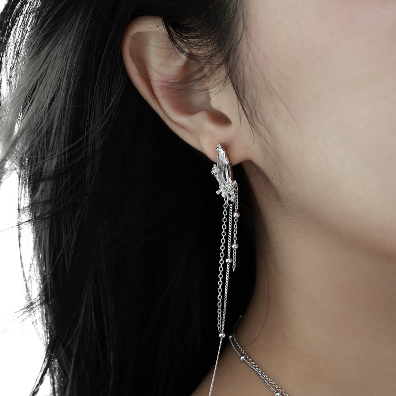 Sterling Silver Rose Earrings | Jentle Jewelry