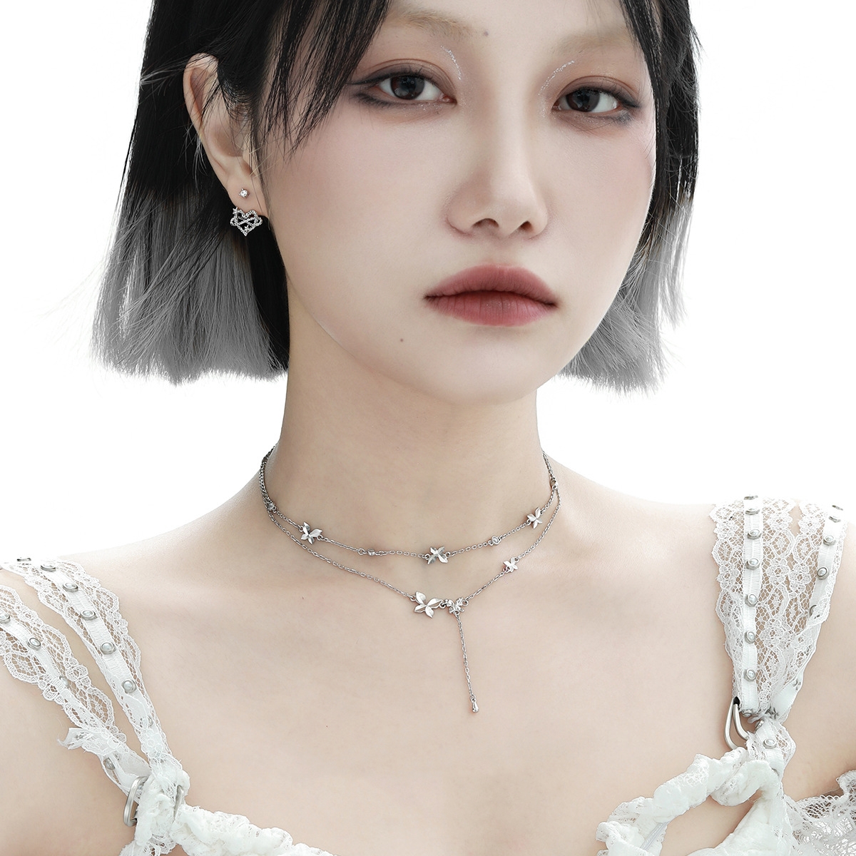 925 Sterling Silver Butterfly Necklace | Jentle Jewelry