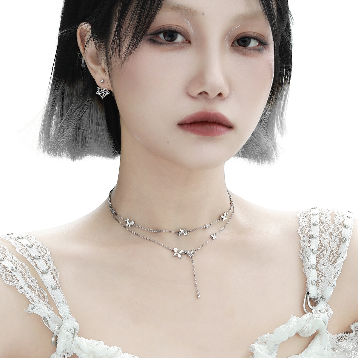 925 Sterling Silver Butterfly Necklace | Jentle Jewelry