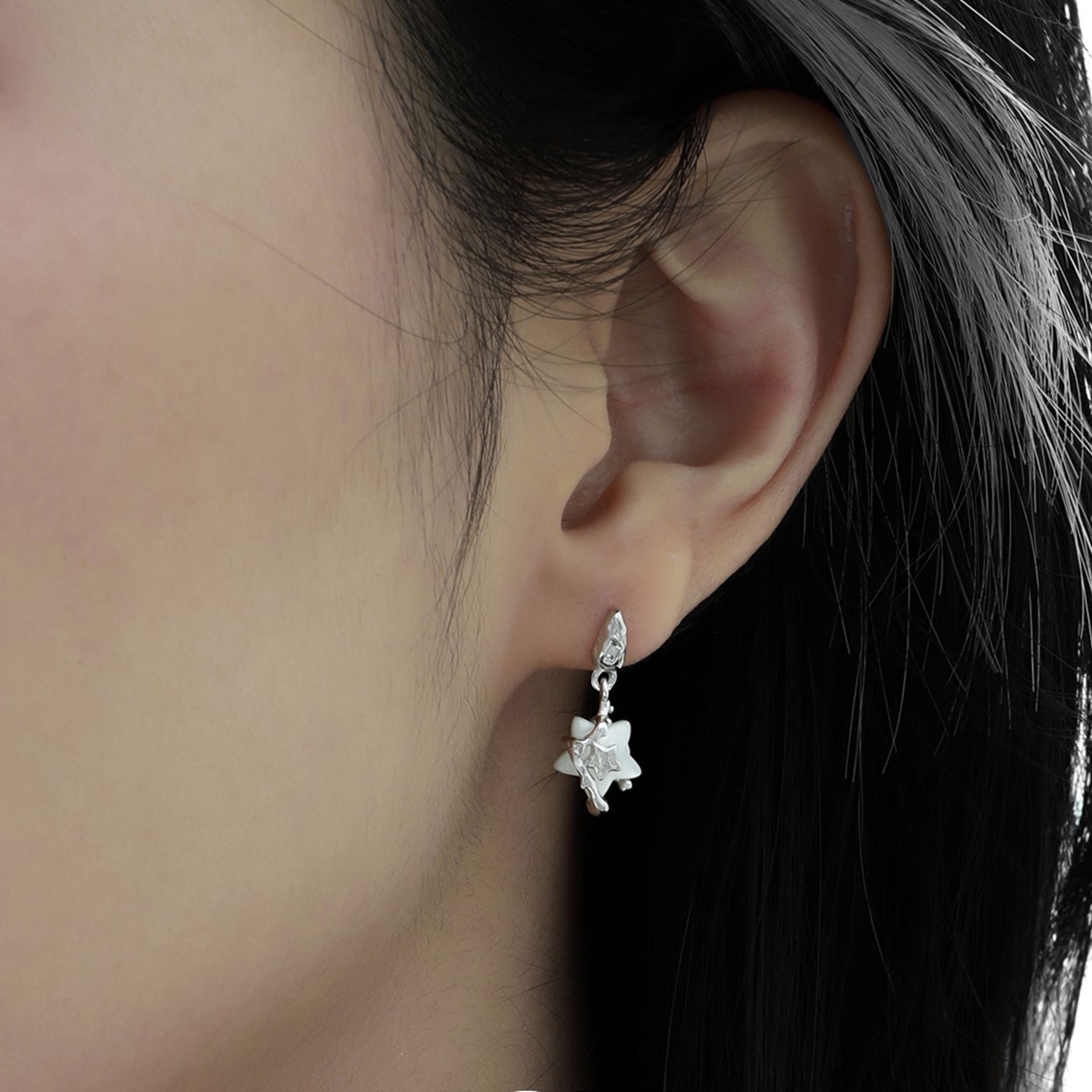 925 Sterling Silver Star Earrings | Jentle Jewelry