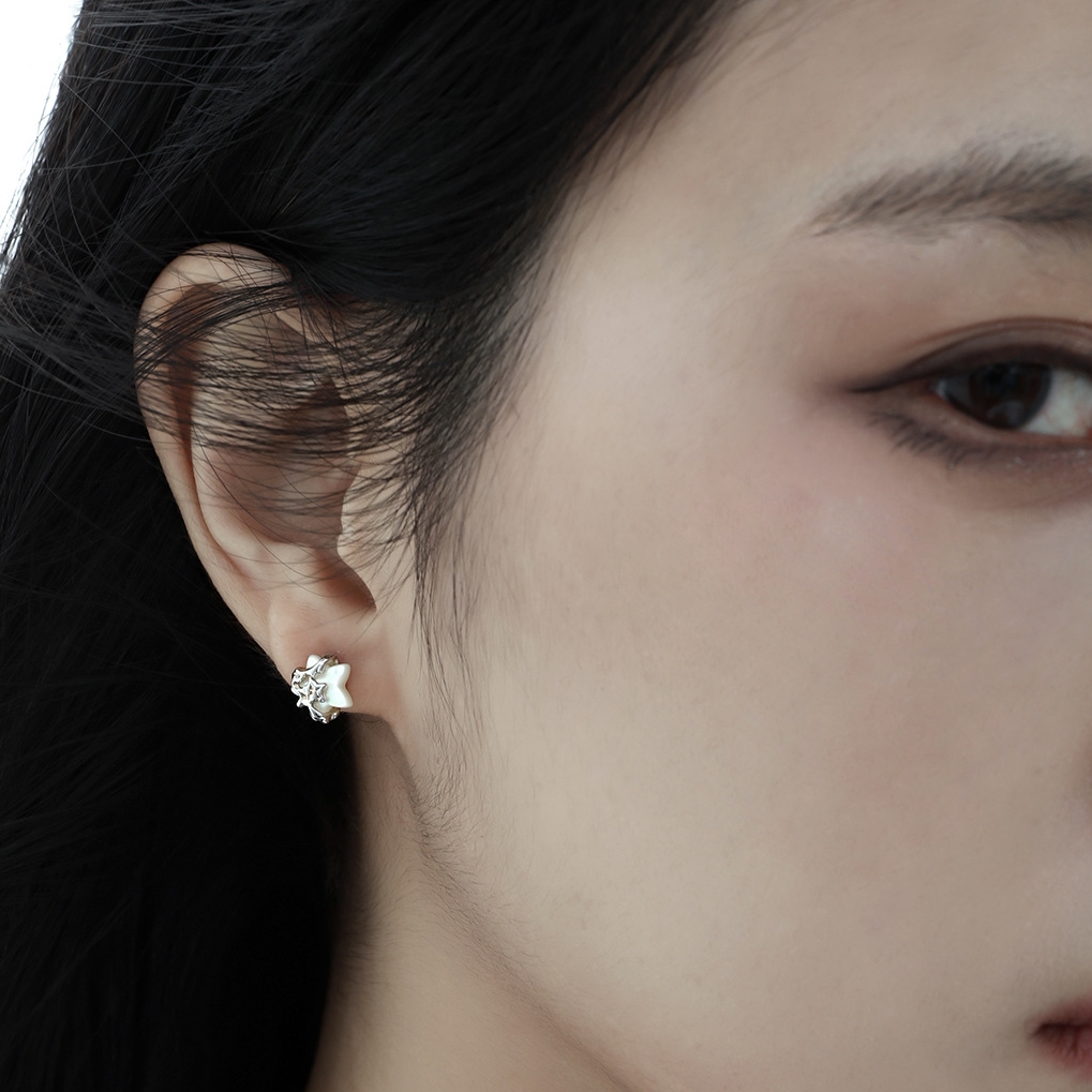 Silver Star Earrings | Jentle Jewelry