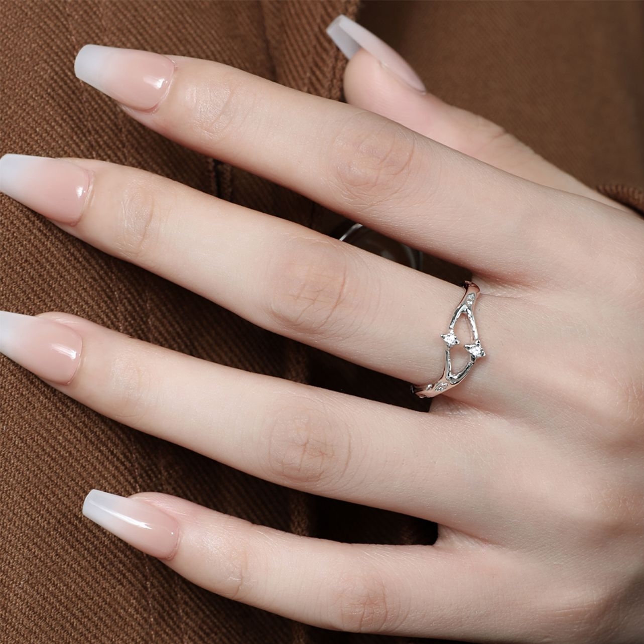 Star Sterling Silver Ring | Jentle Jewelry