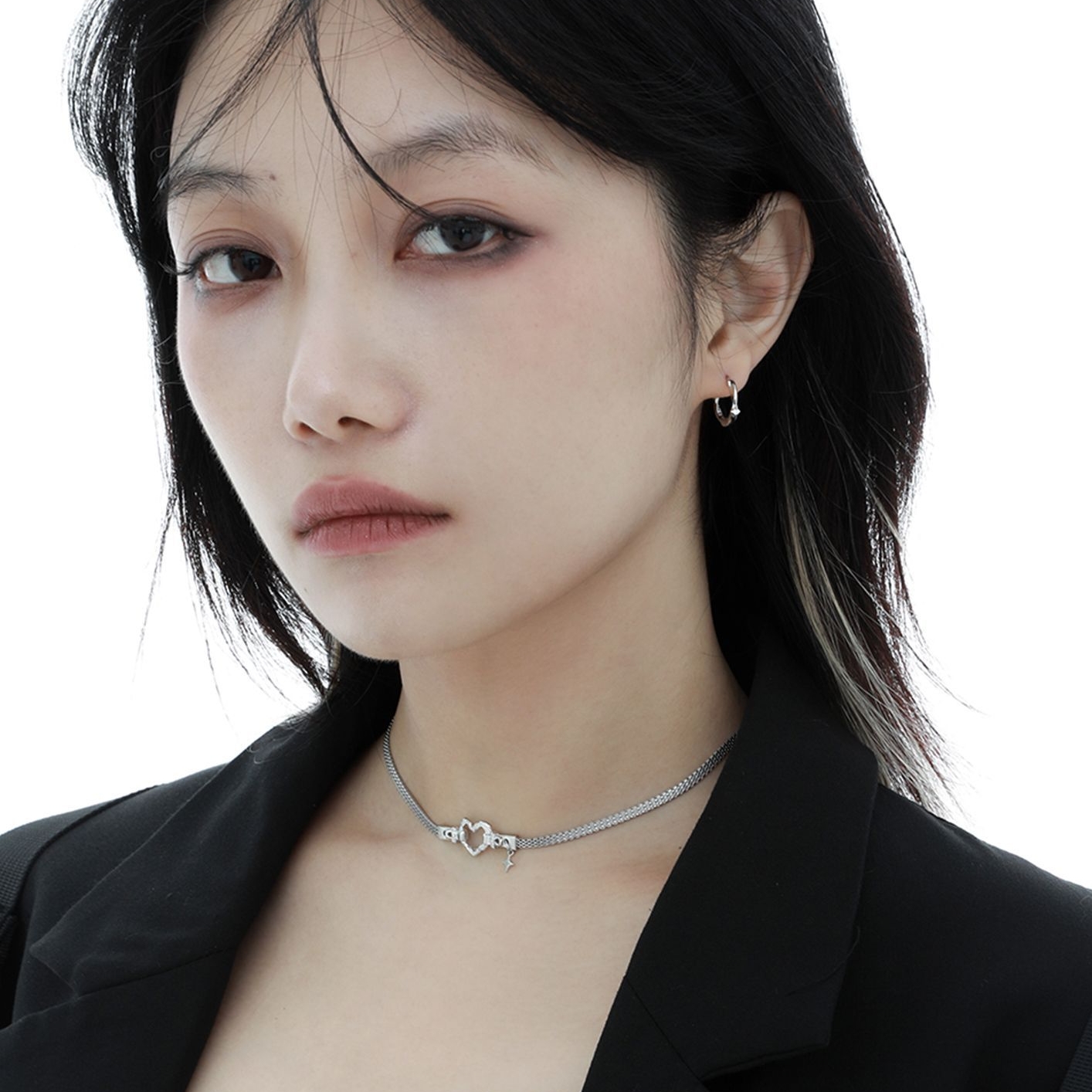 925 Sterling Silver Heart Necklace | Jentle Jewelry