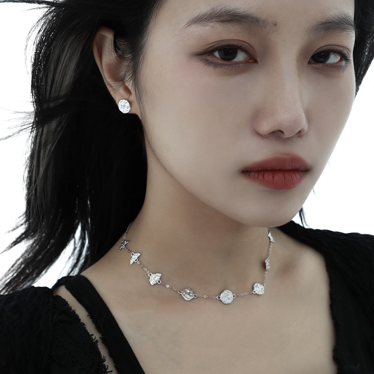 925 Sterling Silver Moon Necklace | Jentle Jewelry