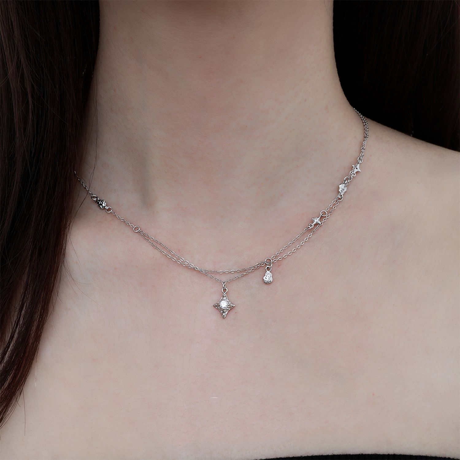 925 Sterling Silver Star Necklace | Jentle Jewelry
