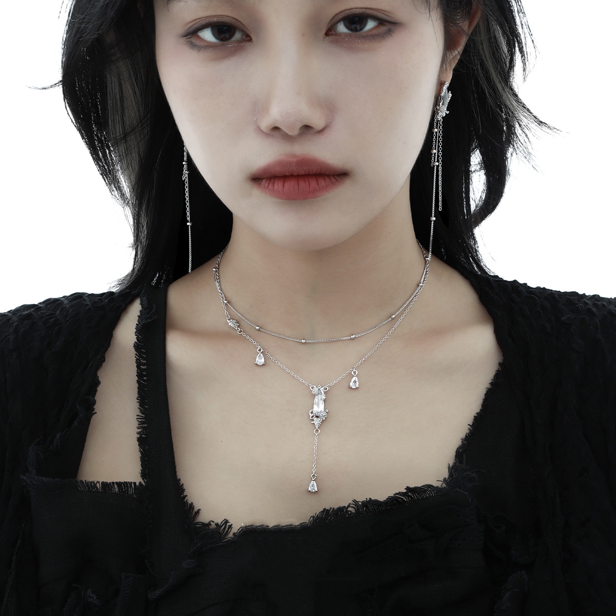 Sterling Silver Rose Necklace | Jentle Jewelry