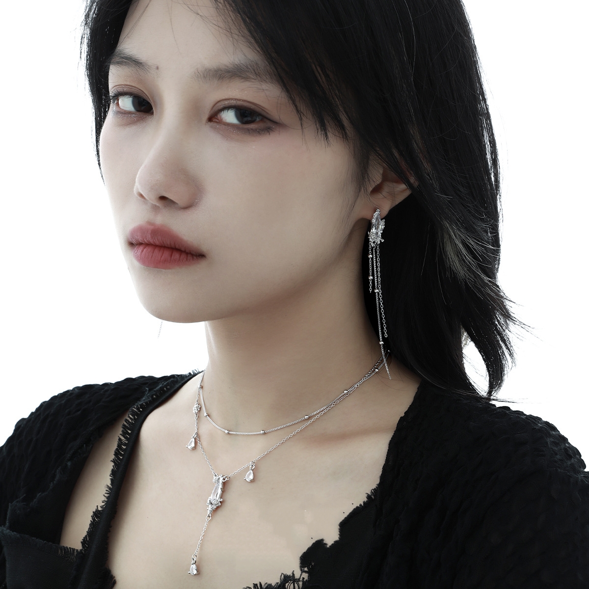 Sterling Silver Rose Earrings | Jentle Jewelry