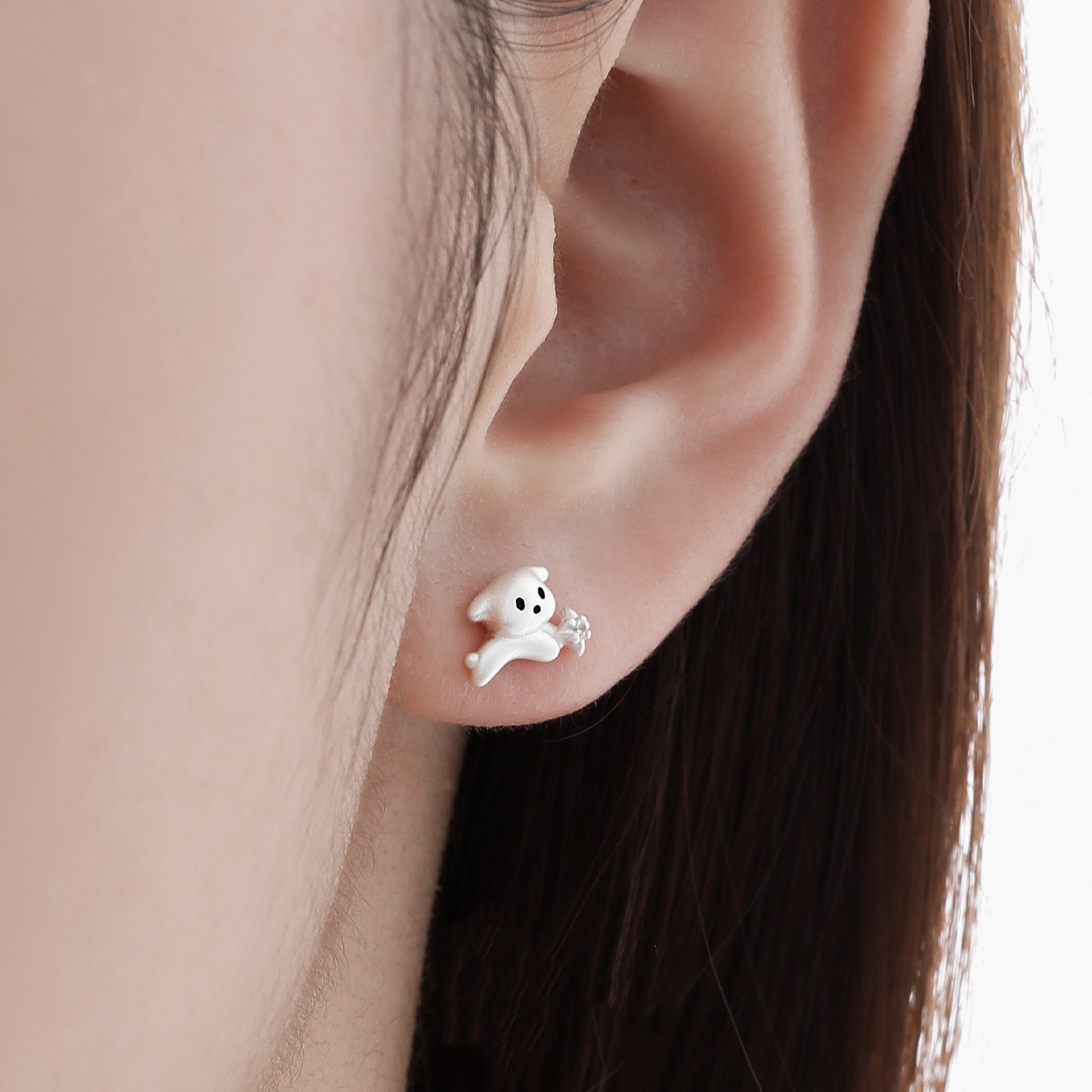 925 Sterling Silver Puppy Earrings | Jentle Jewelry