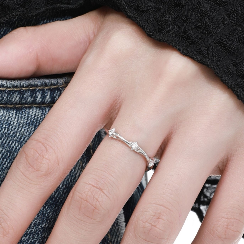 925 Sterling Silver Star Ring | Jentle Jewelry