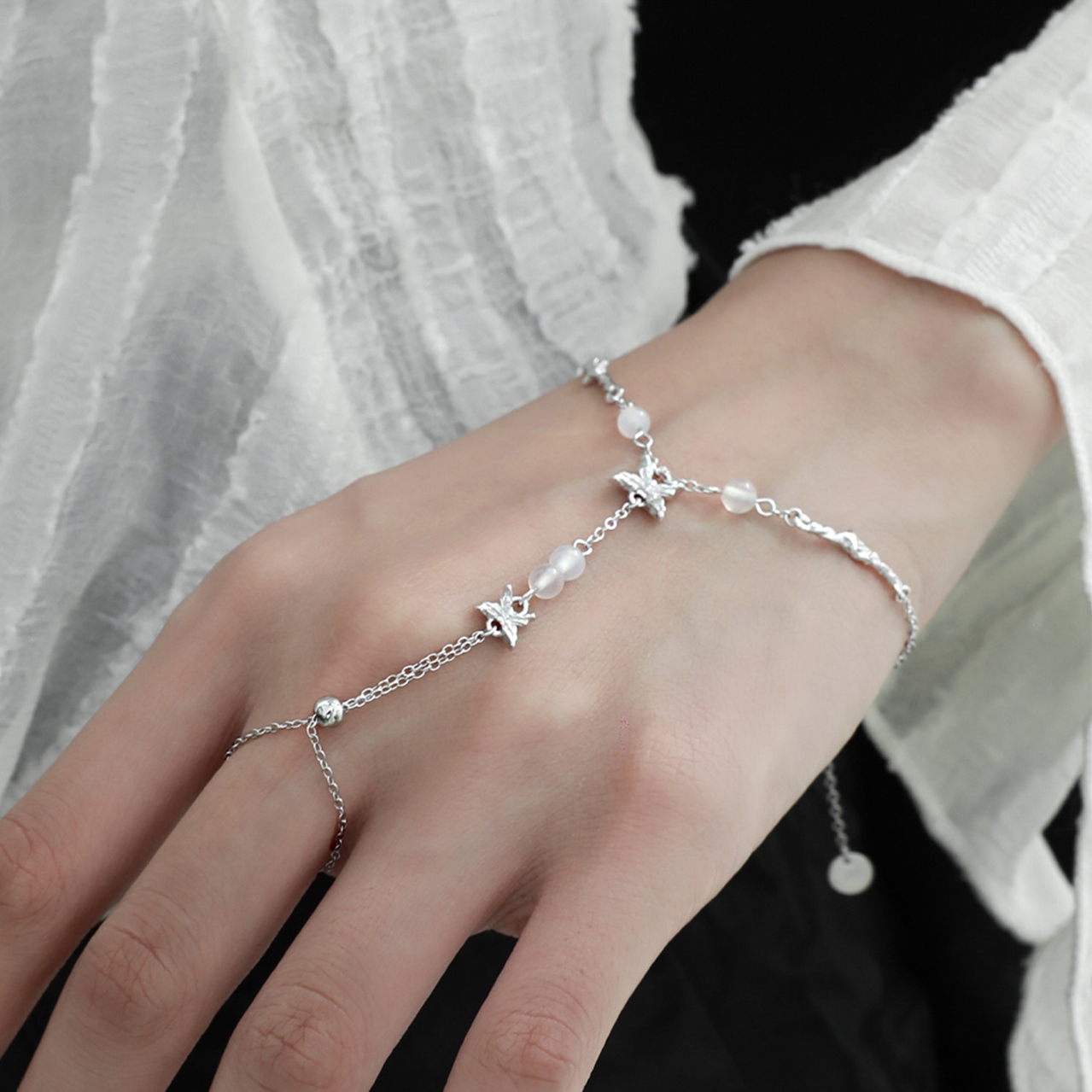 925 Sterling Silver Butterfly Bracelet | Jentle Jewelry