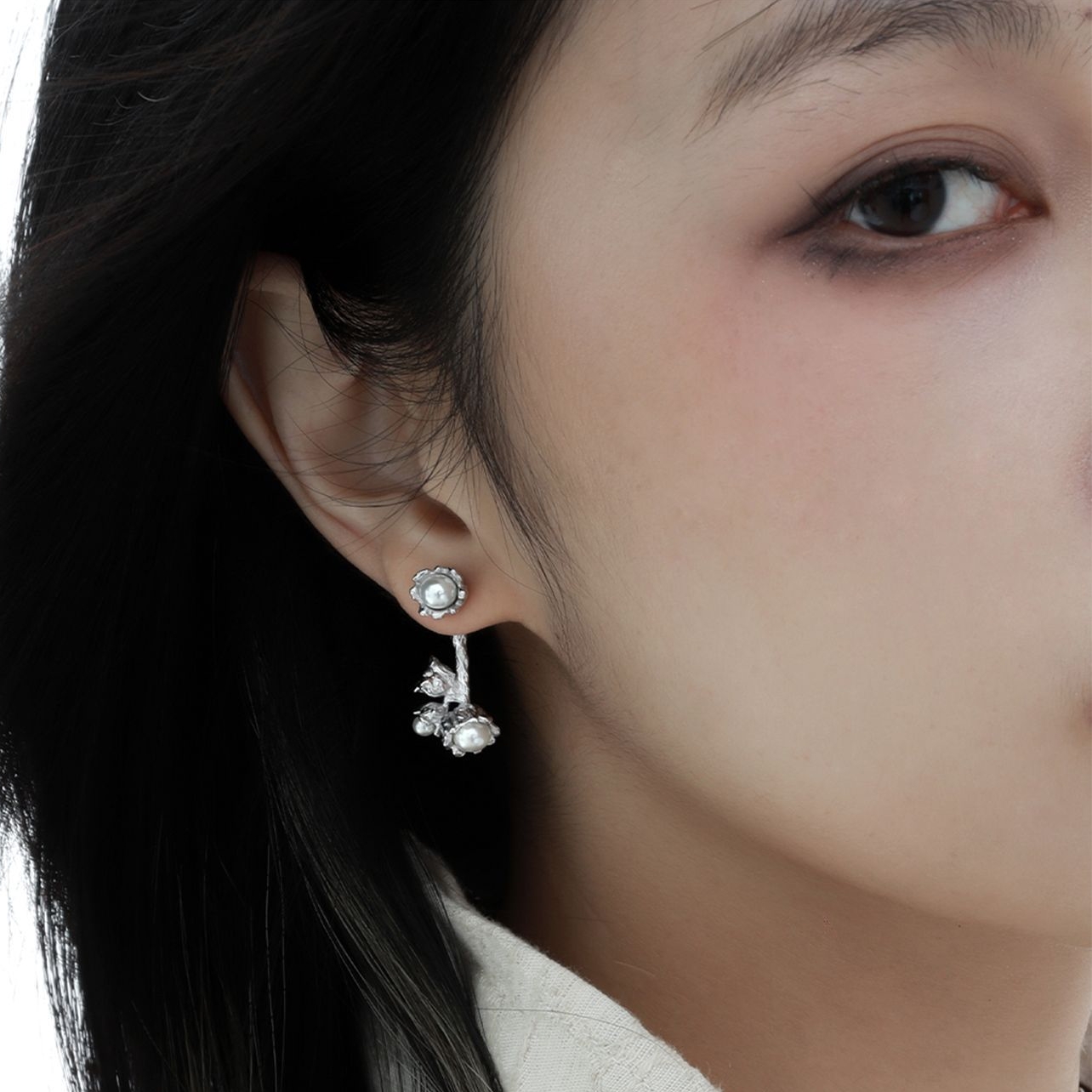 925 Sterling Silver Pearl Earrings | Jentle Jewelry