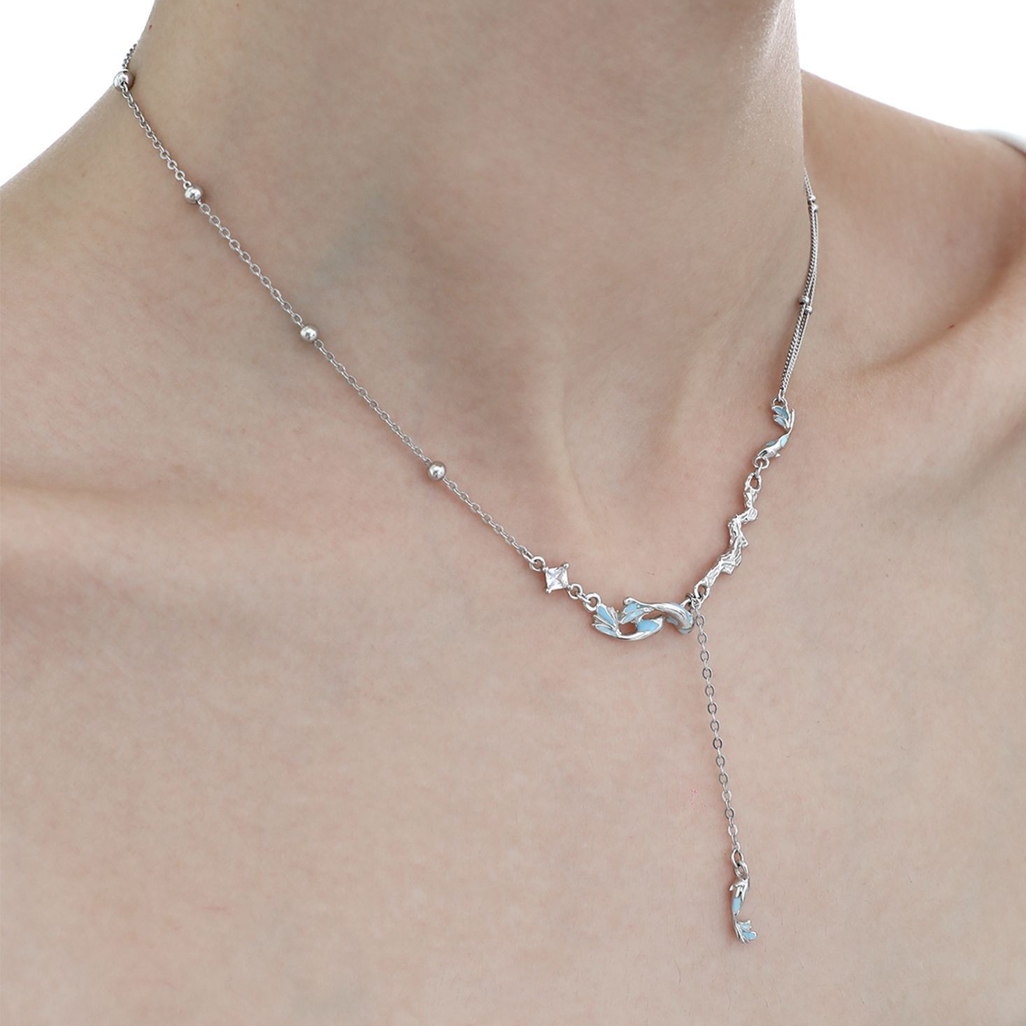 Dainty Sterling Silver Fish Necklace For Everyday Use | Jentlle Jewelry