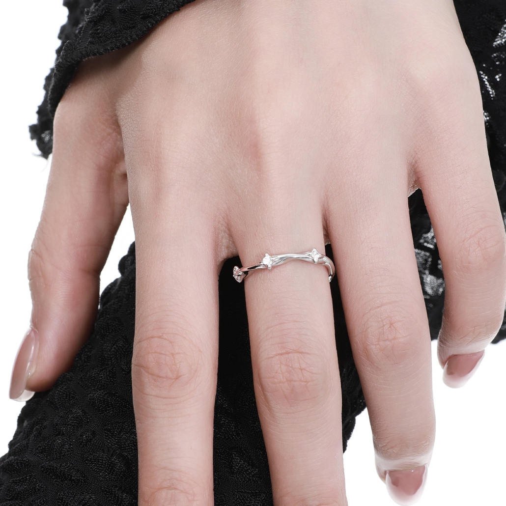 925 Sterling Silver Star Ring | Jentle Jewelry