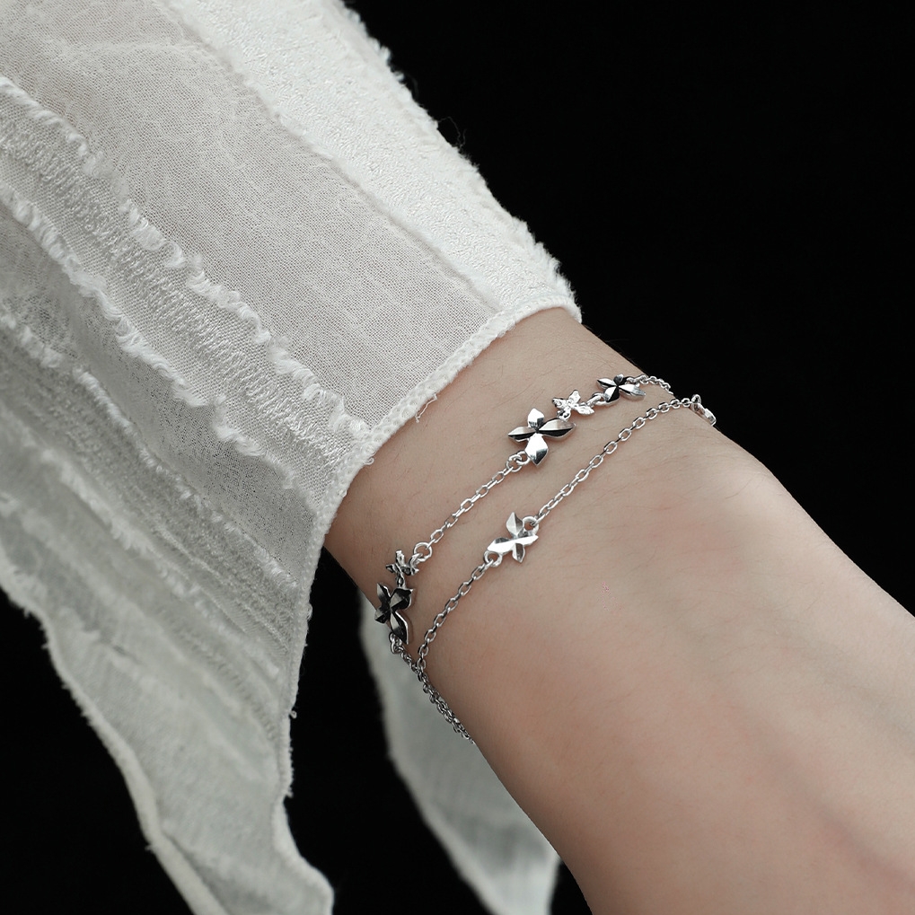 925 Sterling Silver Butterfly Bracelet | Jentle Jewelry