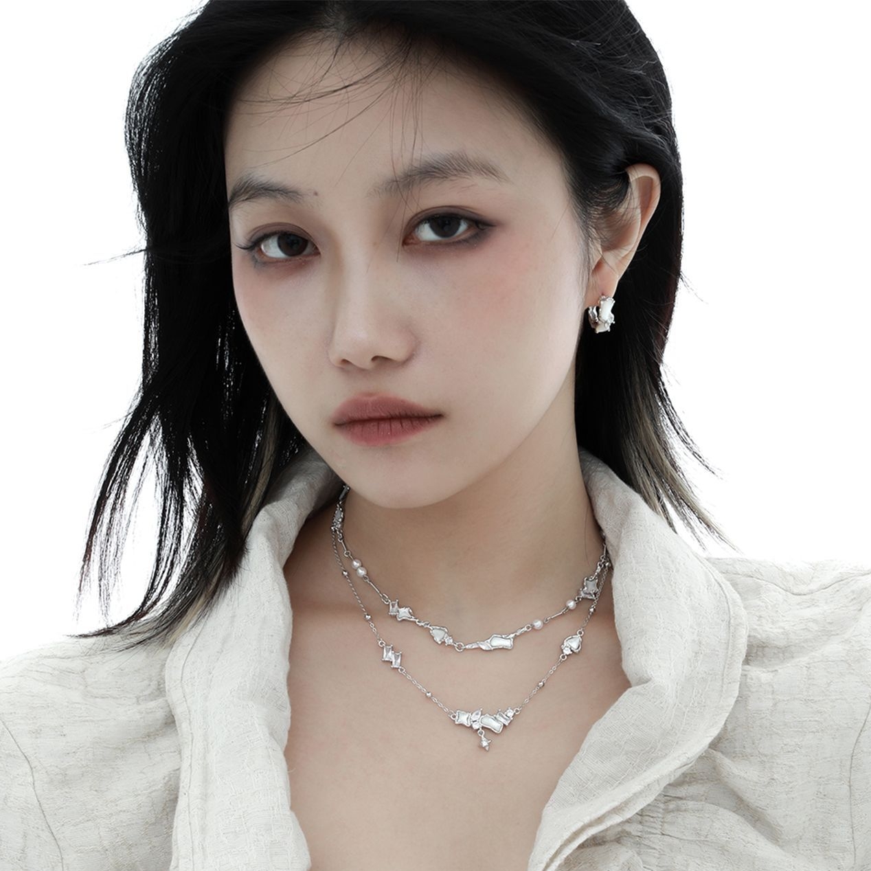 Sterling Silver Pearl Necklace | Jentle Jewelry