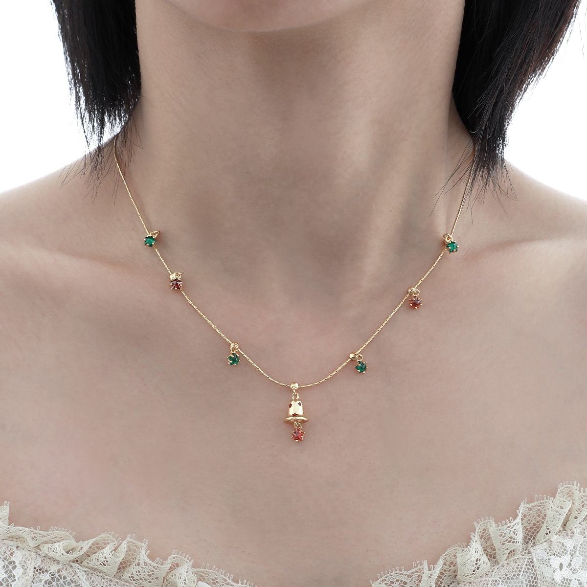 Gold Jingle Bell Necklace | Jentle Jewelry