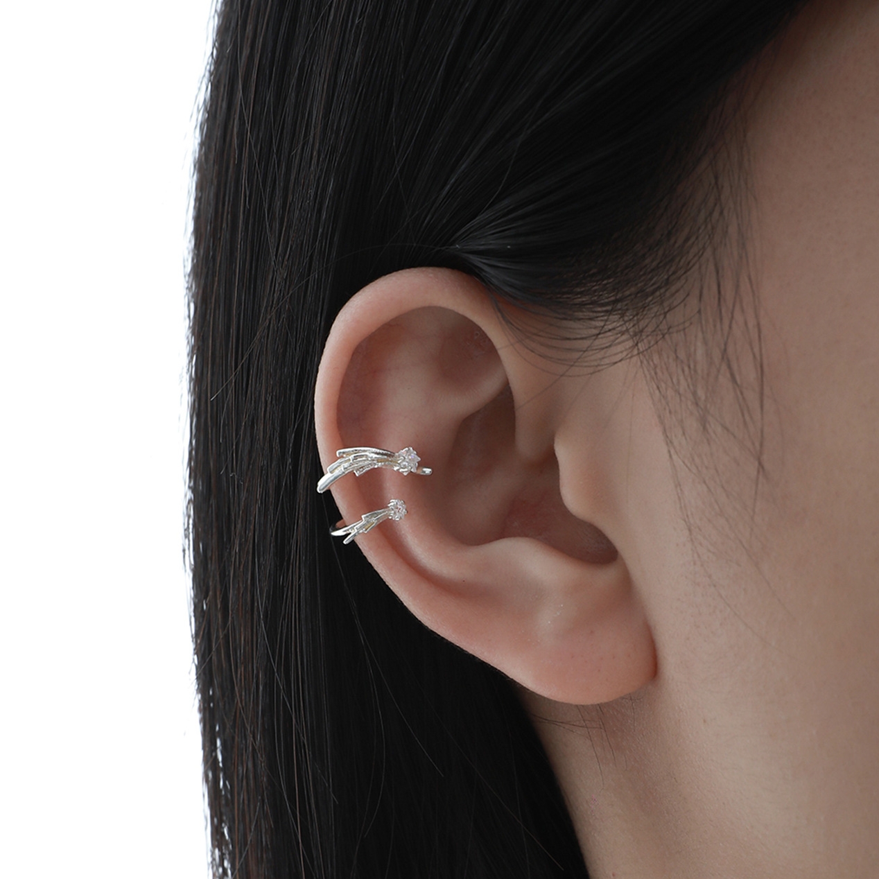 Silver Star Ear Cuff | Jentle Jewelry