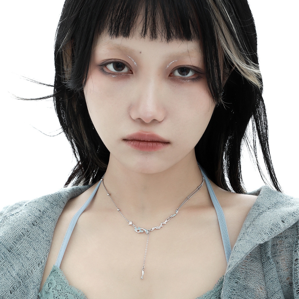 Dainty Sterling Silver Fish Necklace For Everyday Use | Jentlle Jewelry