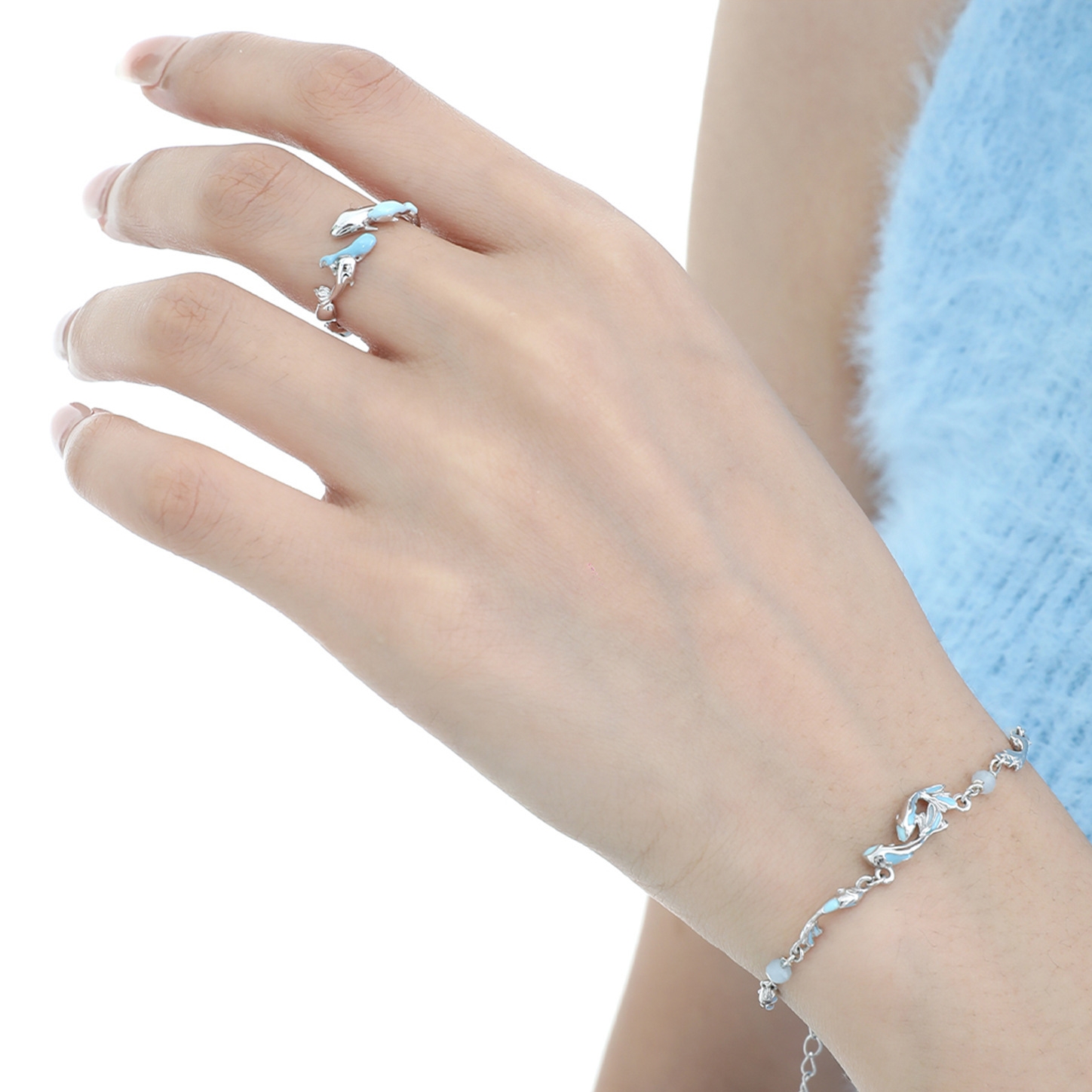 Everyday Sterling Silver Fish Ring For Women | Jentle Jewelry