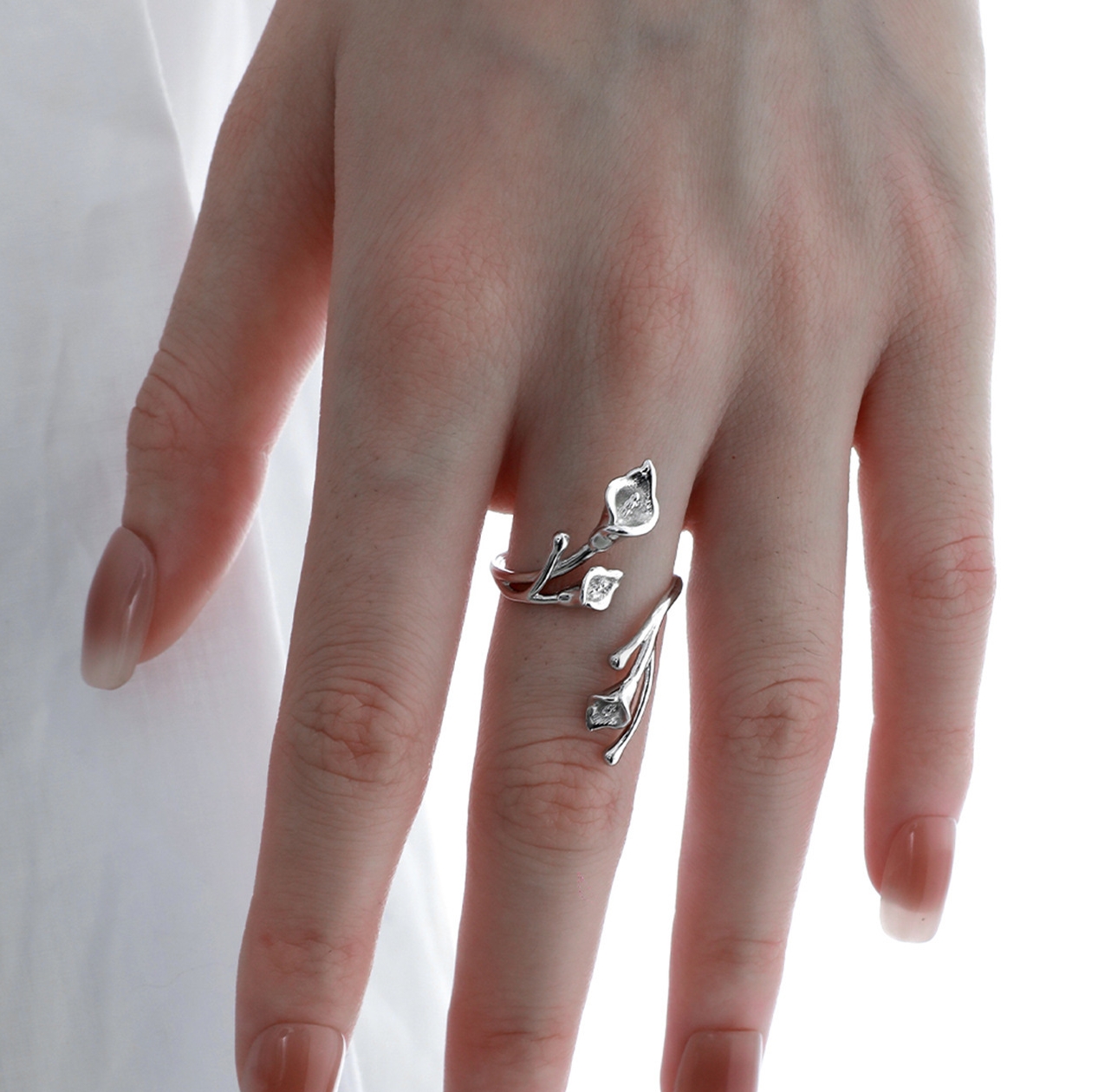 Minimalist Design Sterling Silver Ring Everyday Style | Jentle Jewelry