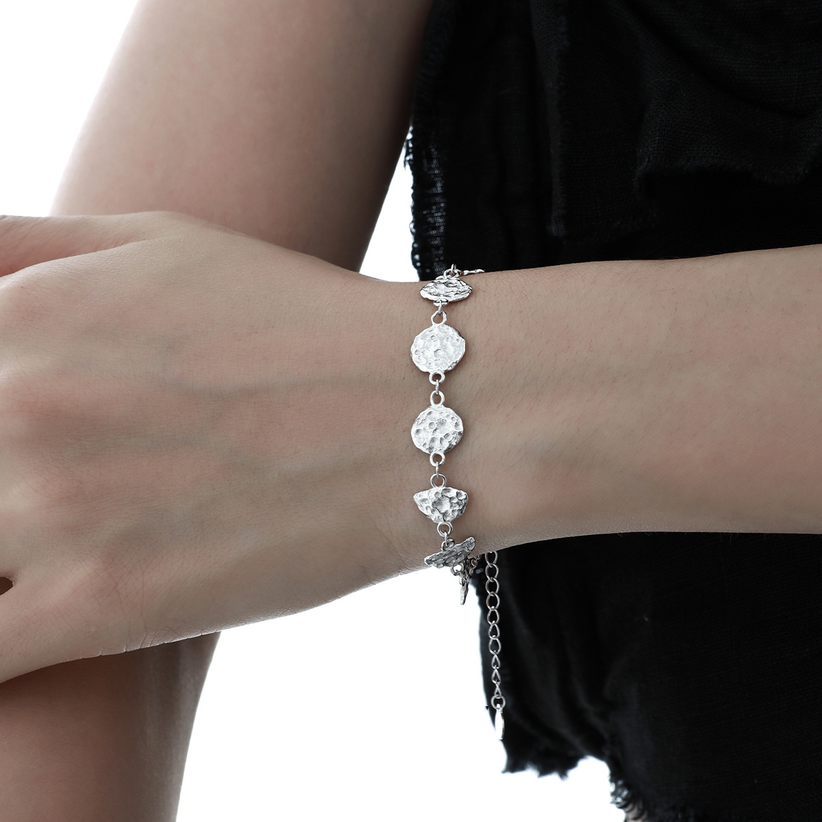 925 Sterling Silver Moon Bracelet | Jentle Jewelry