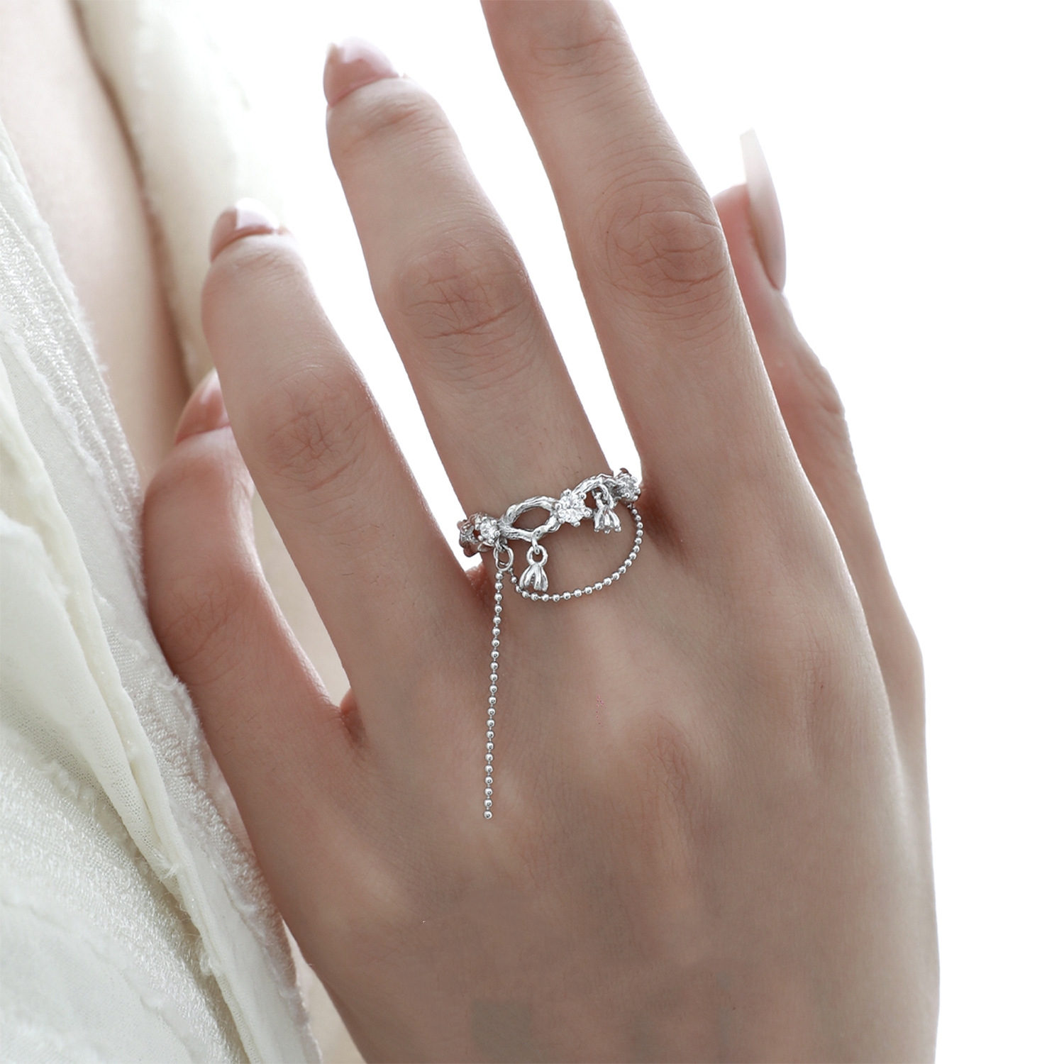 925 Sterling Silver Hollow Ring | Jentle Jewelry