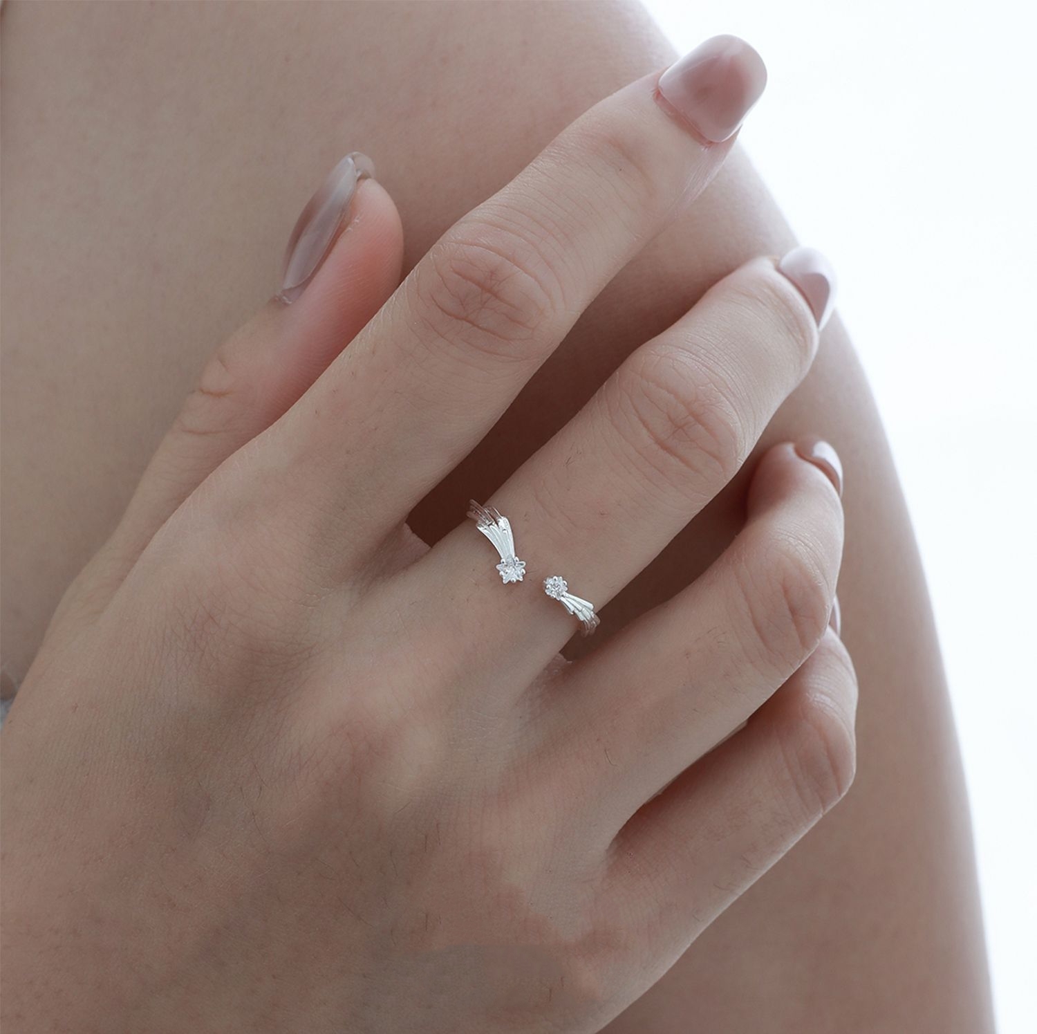 Sterling Silver Star Ring Stack | Jentle Jewelry