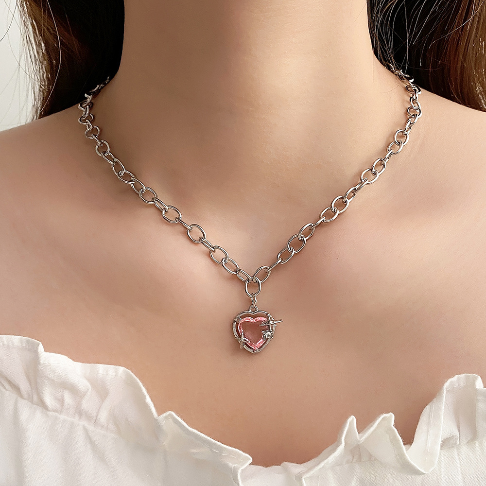 Heart Silver Necklace | Jentle Jewelry