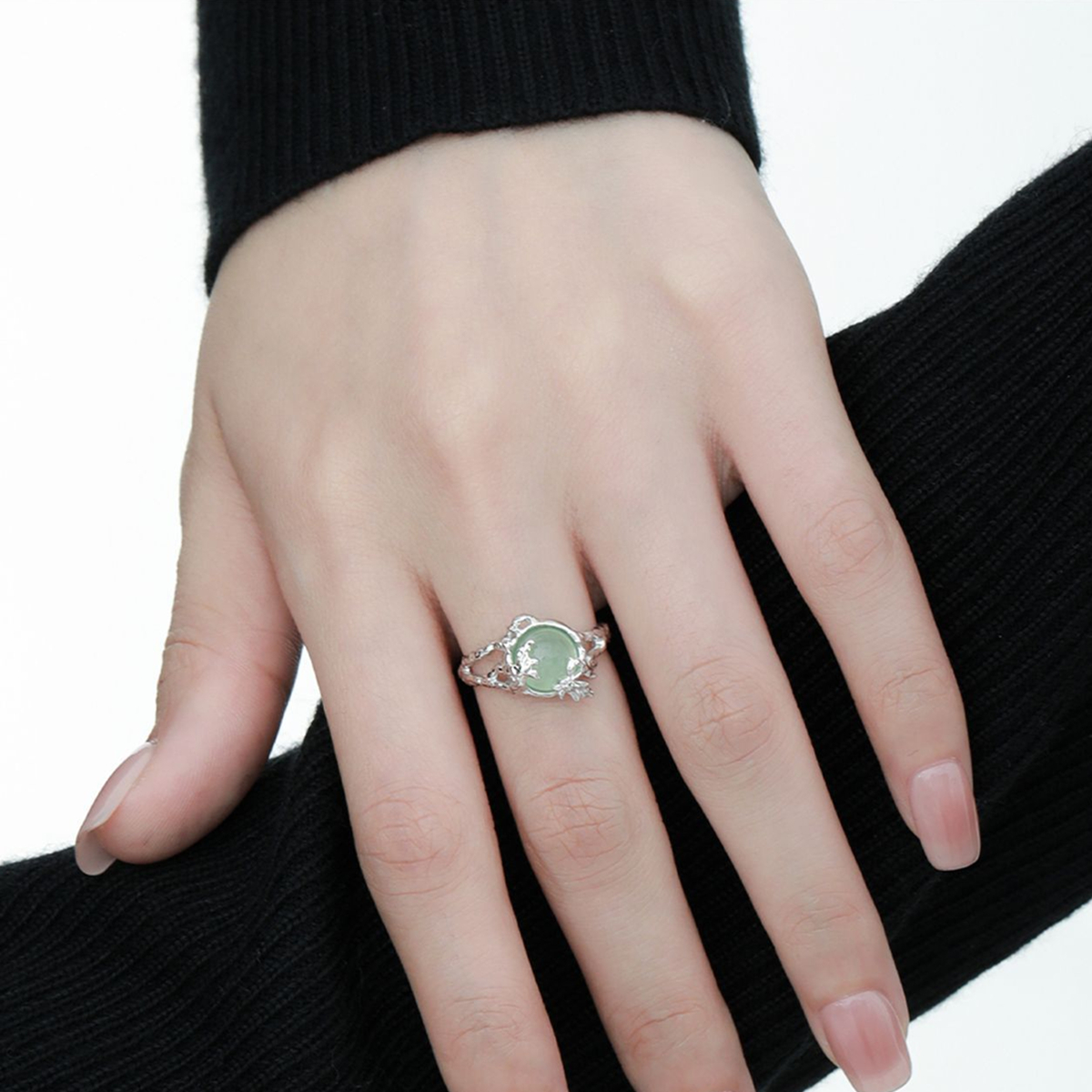 Moonstone Silver Ring | Jentle Jewelry