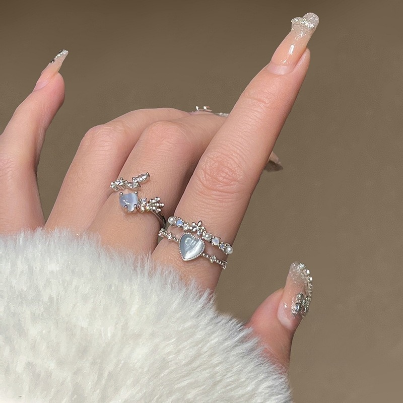 Heart Silver Rings | Jentle Jewelry
