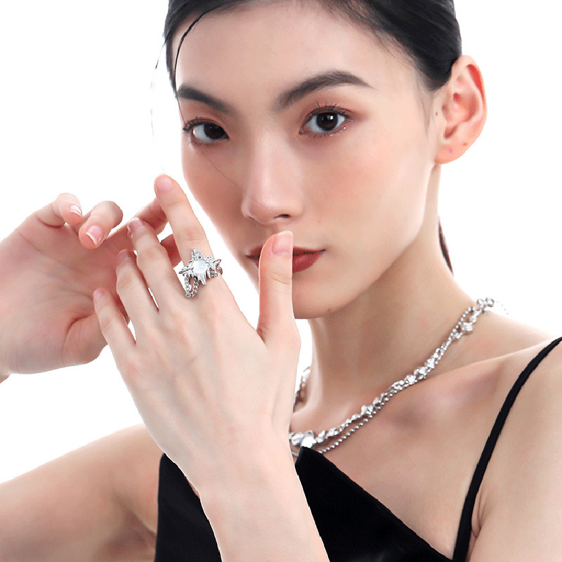 Moonstone Silver Ring | Jentle Jewelry