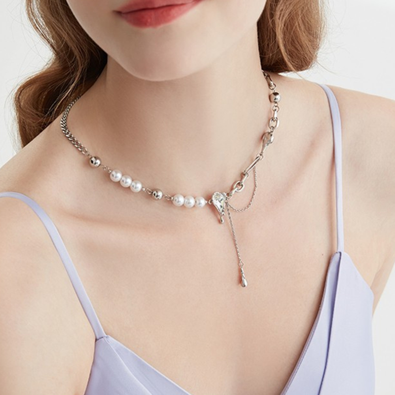 Heart Silver Necklace | Jentle Jewelry