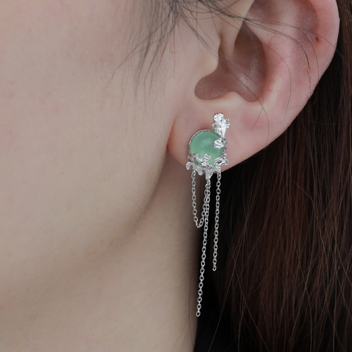 Silver Ear Studs | Jentle Jewelry
