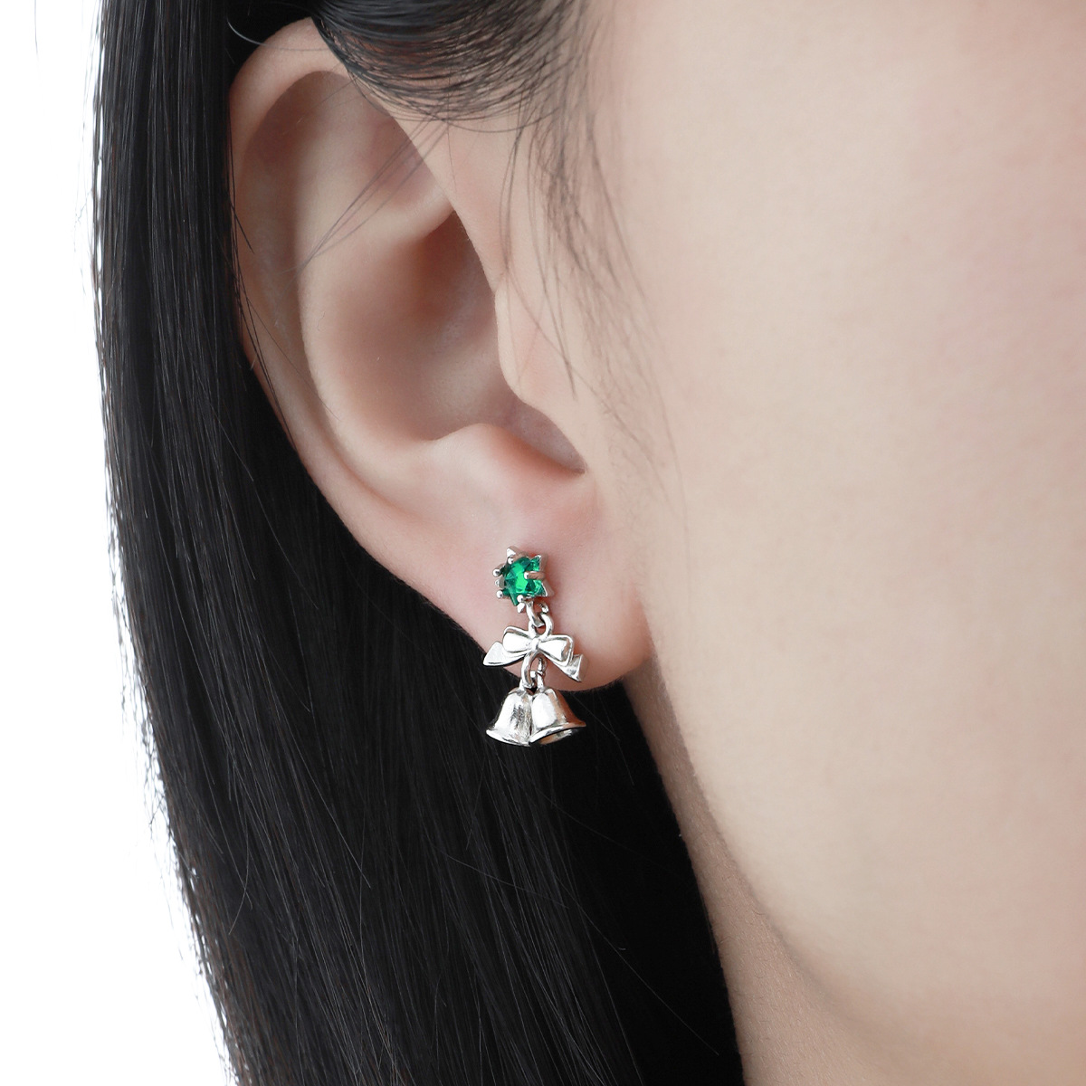 Silver Jingle Bell Earrings | Jentle Jewelry