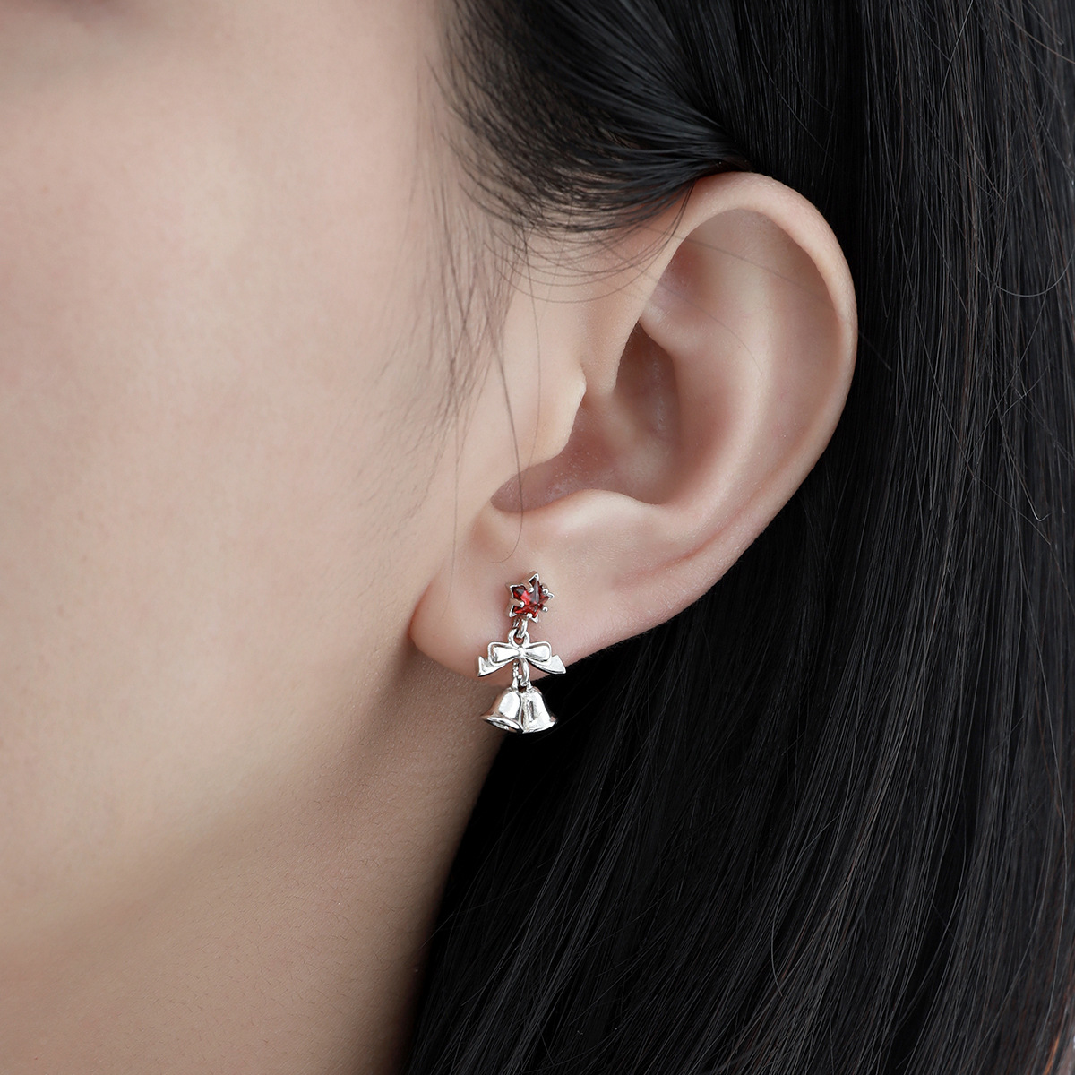 Silver Jingle Bell Earrings | Jentle Jewelry