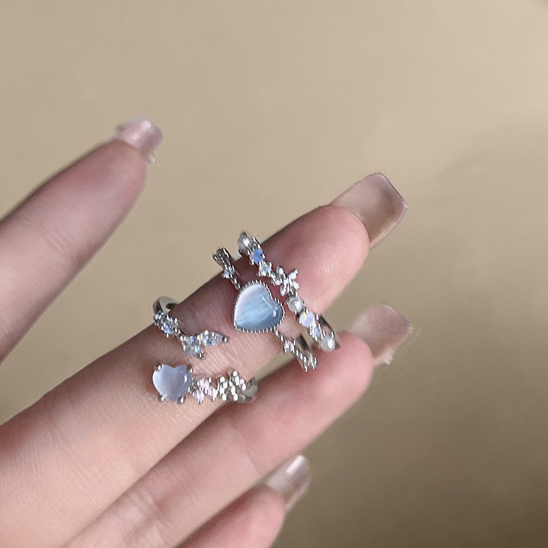 Heart Silver Rings | Jentle Jewelry