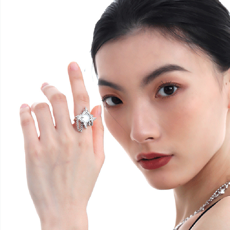 Moonstone Silver Ring | Jentle Jewelry