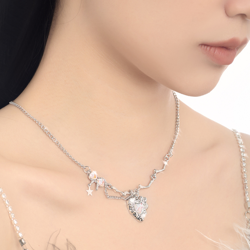 Heart Silver Necklace | Jentle Jewelry