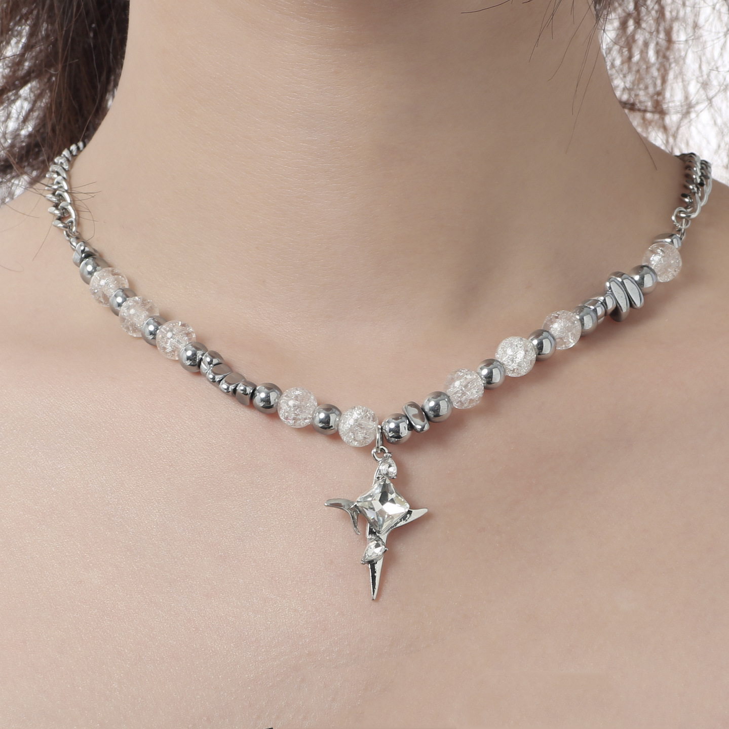 Star Silver Necklace | Jentle Jewelry