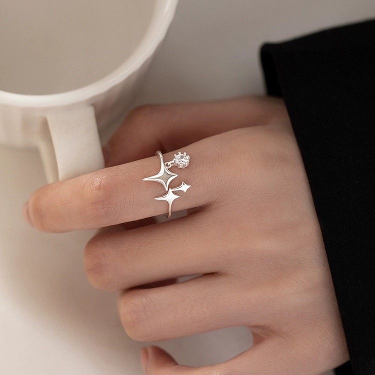 925 Sterling Silver Star Ring | Jentle Jewelry