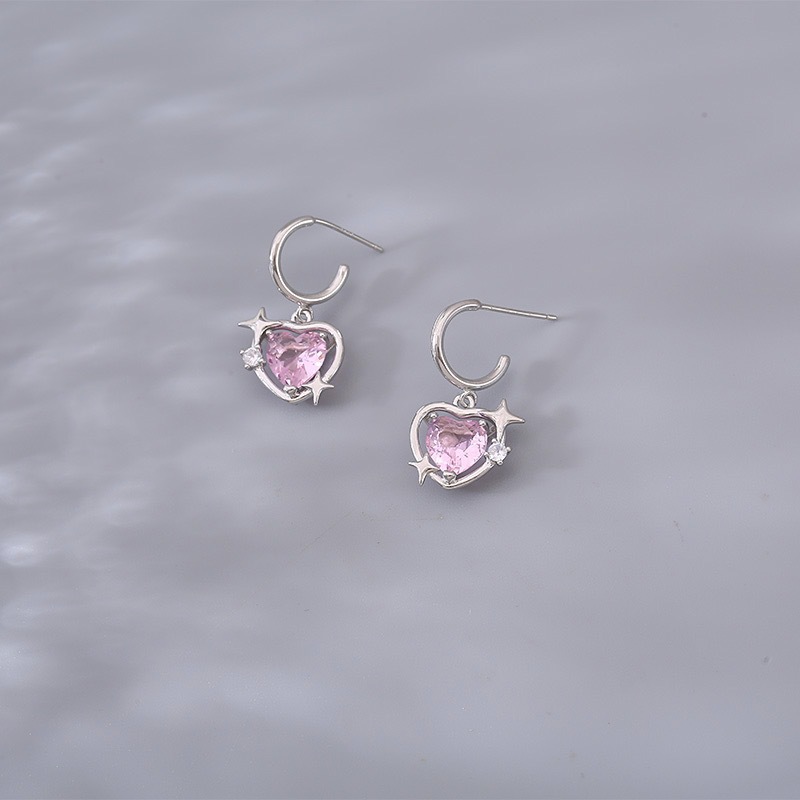 Heart Silver Earrings | Jentle Jewelry