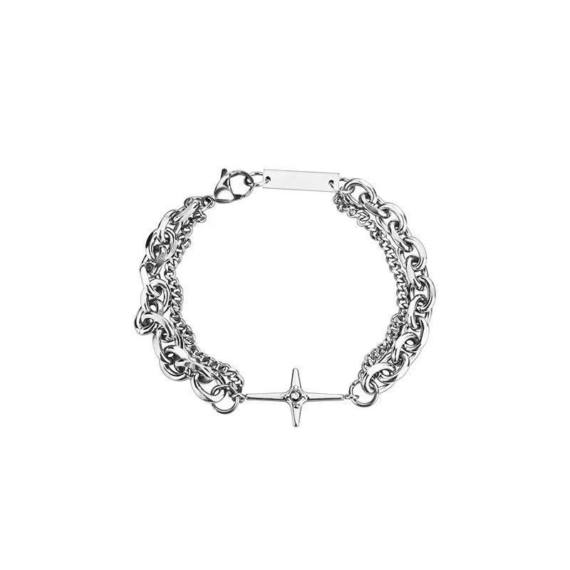 Star Silver Chain Bracelet | Jentle Jewelry