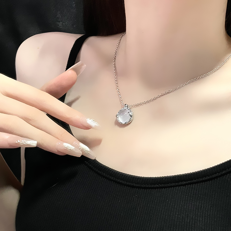 Moonstone Silver Necklace | Jentle Jewelry