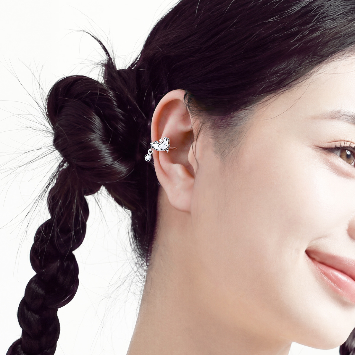 Silver Bunny Ear Cuff | Jentle Jewelry