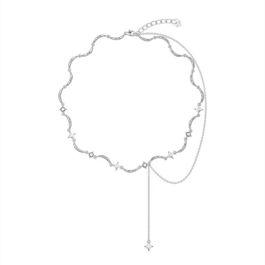 Zircon Silver Necklace | Jentle Jewelry Zircon Silver Necklace | Jentle Jewelry