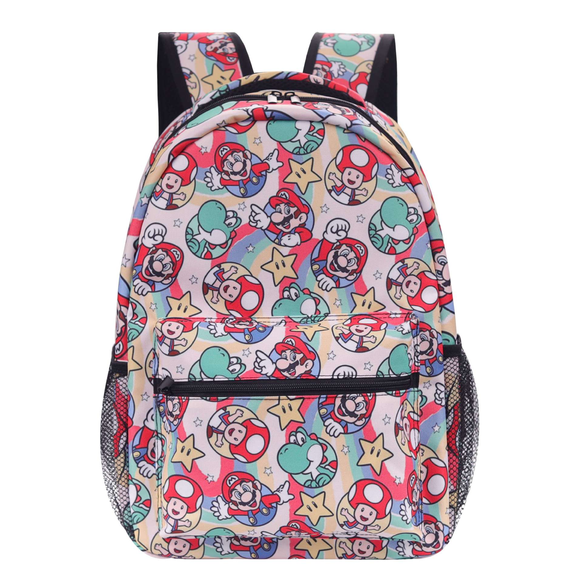 Super Mario Backpack for Kids Girl's Super Mario School Backpack Ideal Present